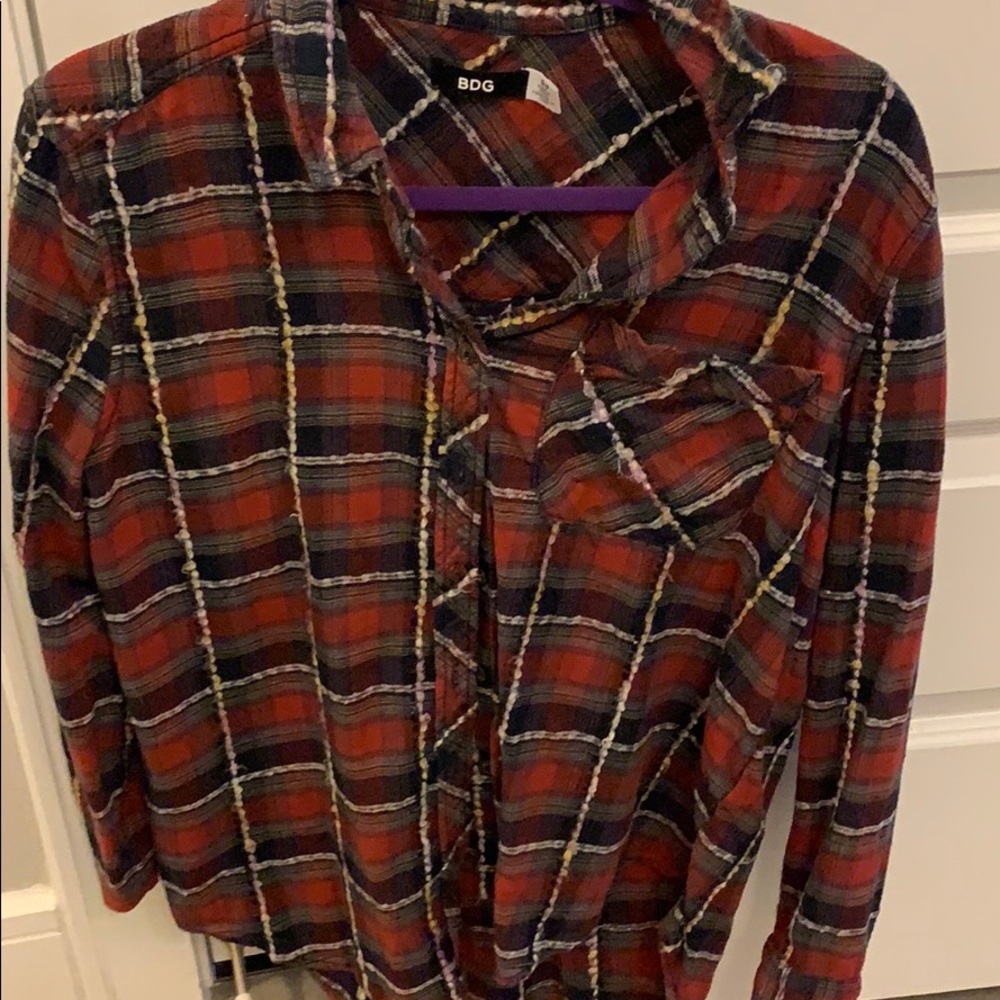Plaid Button Down - Vintage Texture